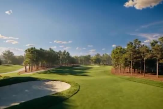 create golf course design, golf resort masterplan and 3d landscape rendering