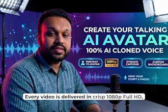 clone your voice and create a custom ai talking avatar