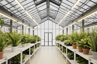 create professional greenhouse design and farm 3d rendering