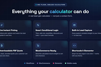 build a custom wordpress calculator plugin with woocommerce