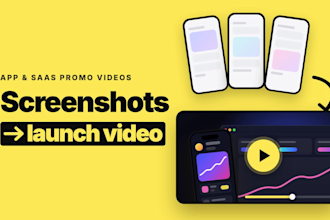 create a saas or app promo video with modern motion graphics