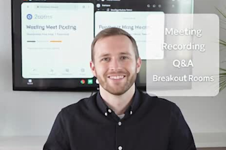 be your professional zoom meeting  host and virtual assistant