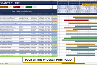 send you the project command center pro excel template