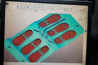 design custom products, footwear molds, and machinery parts