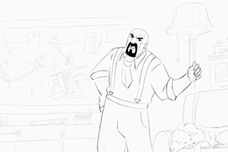 create hand drawn, 2d frame by frame or 2d traditional animation