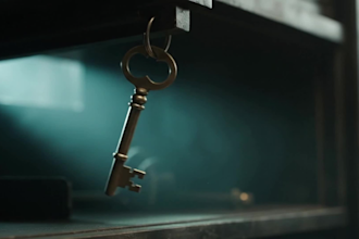 create escape room game with puzzles, story, and graphics