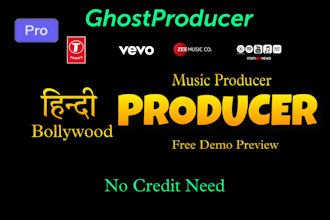 professionally produce your hindi bollywood song, music producer