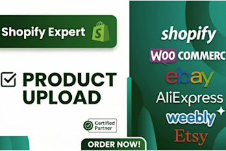 upload products, shopify product listing, product upload