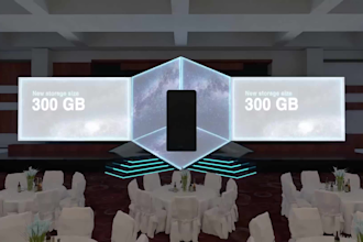create 3d vj loops, product launch animation and presentation visuals