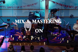 mix, master and professionally edit your live concert or live performance