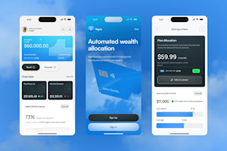 develop ai mobile fintech app payment app p2p money transfer app
