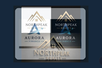 do modern minimalist custom business logo design and brand