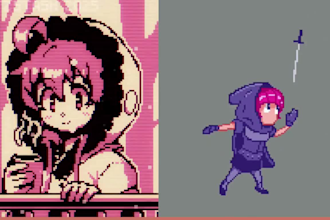 create custom nsfw pixel art portrait, avatar and retro game character animation