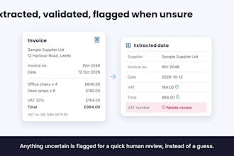build ai document processing to extract invoice and PDF data automatically