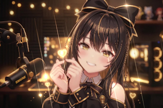 compose cinematic anime background music for vtubers streams