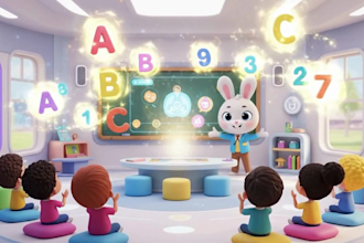 create kids youtube animation, nursery rhymes, learning videos for children