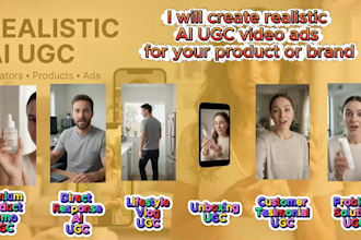 create realistic ai ugc video ads for your product or brand