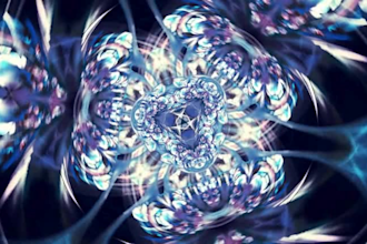 3d 4k fractal mathematical animation 3d stock abstract animation 3d psychedelic