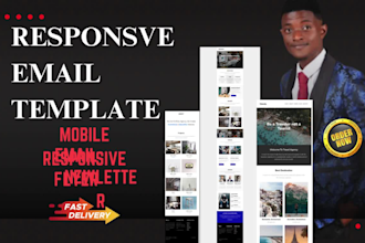 design professional mailchimp, beehiiv, klaviyo email flyer template newsletter