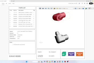 make the 3d PDF and exploded view illustration
