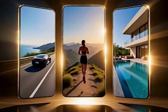 create a motivational ai vision board video to manifest your dream life