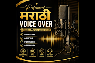 do marathi voiceover for you