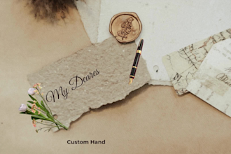 write a heartfelt handwritten love letter for your soulmate