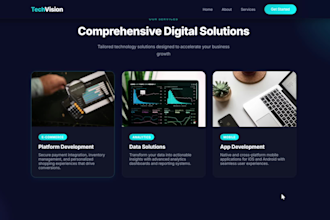 design innovative consultation website for your business
