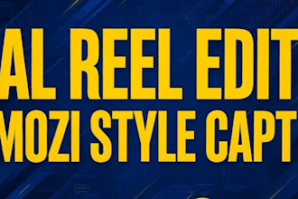 edit viral reel with hormozi style captions