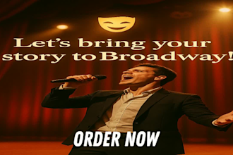 write and perform a musical theatre style song  in 48 hours