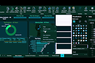 build advanced power bi dashboards using sql, python and dax