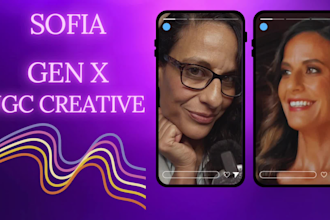 create mature female ugc as a gen x creator for your brands