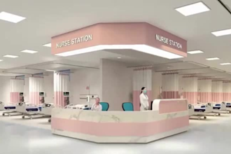 create realistic 3d hospital, 3d pharmacy, lab design, 3d lab design