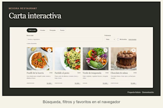 crearé una web adaptable para tu restaurante o negocio