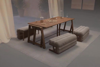 create 3d furniture animation, product rendering and visualization