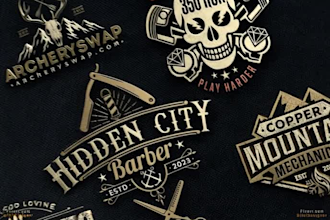 do vintage, retro, classic, hipster badge logo design