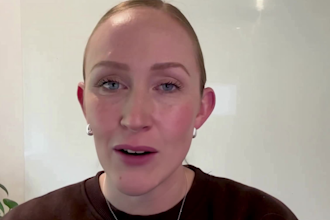 spokesperson video female testimony ugc presenter  actor video  actor
