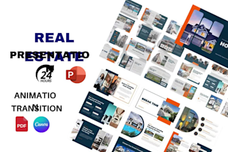 design company real estate presentation brochure sales deck investor pitch deck
