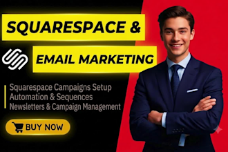 setup squarespace email marketing automation email campaign mailchimp newsletter