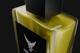 do 3d product visualization like perfume