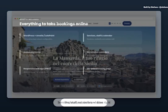 set up an online booking and appointment system on wordpress