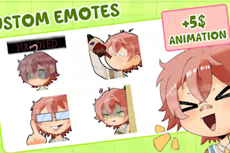 make animated emotes for your socials