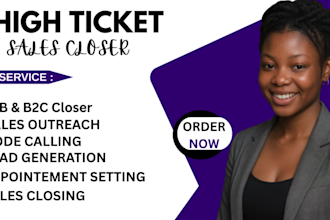 b2b sales closer high ticket sales closer sales rep salesperson