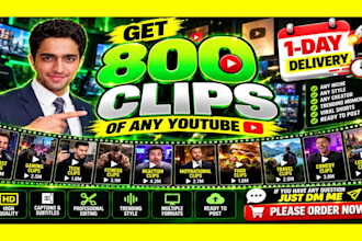 clip famous youtuber videos into viral shorts tiktok reels