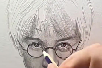 draw a professional realistic graphite pencil portrait from your photo