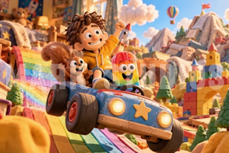 3d ai claymation style animation video, 3d ai claymation for kids storytelling