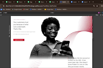 fix webflow layout issues, responsive bugs, or custom code