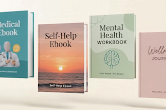 design medical ebook self help ebook mental health workbook wellness journal