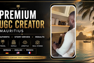 create premium ugc videos for your brand around the world