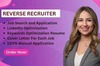 apply and search for jobs as your reverse recruiter